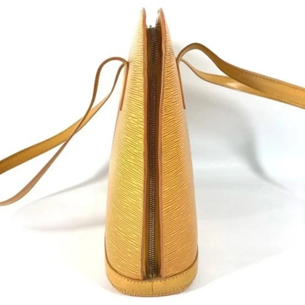 LOUIS VUITTON M52289 Epi Lussac Shoulder Bag Tote Bag Epi Leather Tassiri Yellow